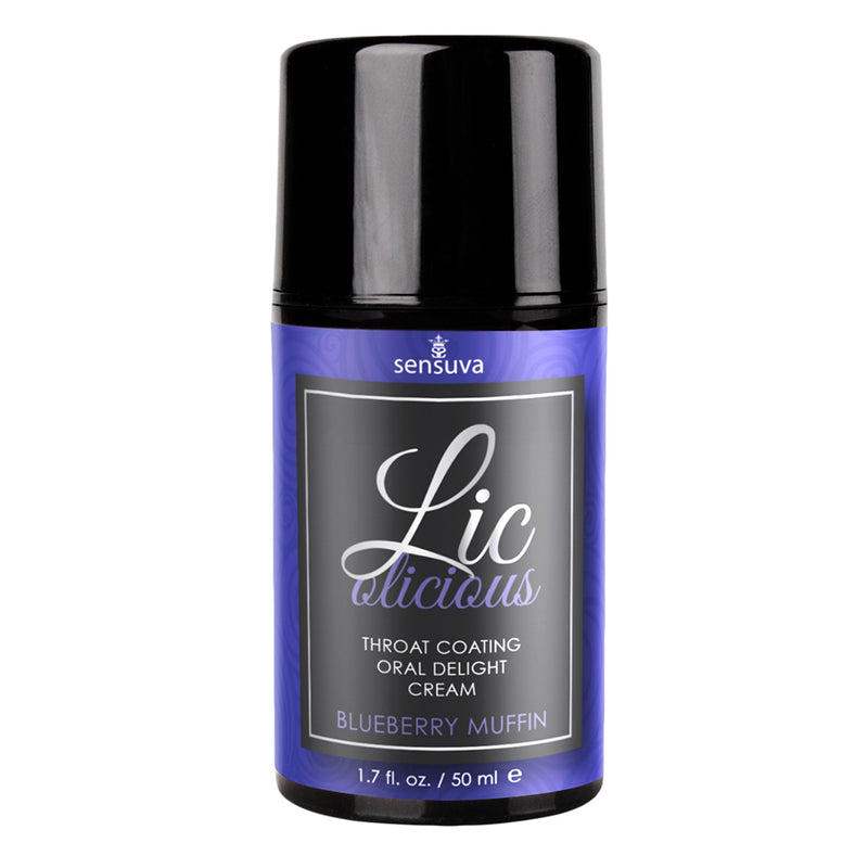 Sensuva - Lic-o-licious Oral Delight Cream Blueberry Muffin