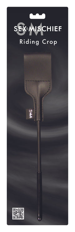 SPORTSHEETS – SEX & MISCHIEF Riding Crop – Black 31 cm