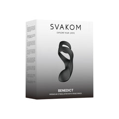 SVAKOM - Benedict Dual Ring Perineum Stimulator - Black