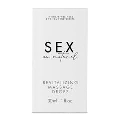 Bijoux Indiscrets – SEX AU NATUREL Revitalizing Intimate Massage Drops – 30