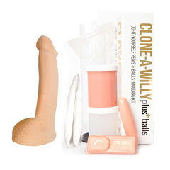 Clone-A-Willy – Vibrating Dildo Kit with Balls – Beige