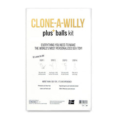 Clone-A-Willy – Vibrating Dildo Kit with Balls – Beige