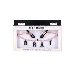 Sportsheets - Sex & Mischief Brat Charmed Nipple Clamps
