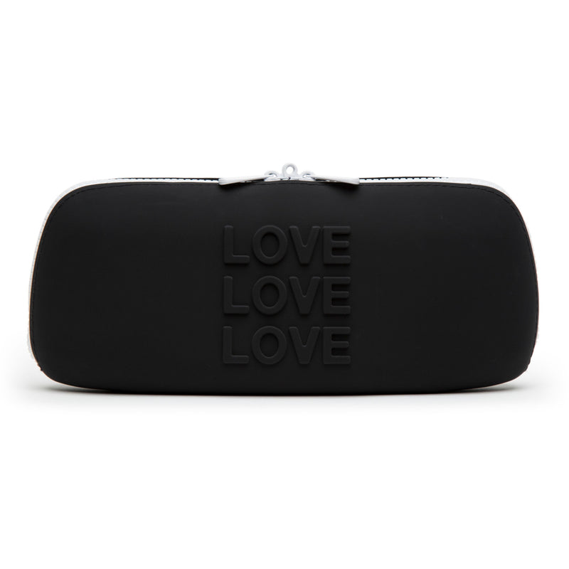 Happy Rabbit – LOVE Storage Zip Bag – Medium Black
