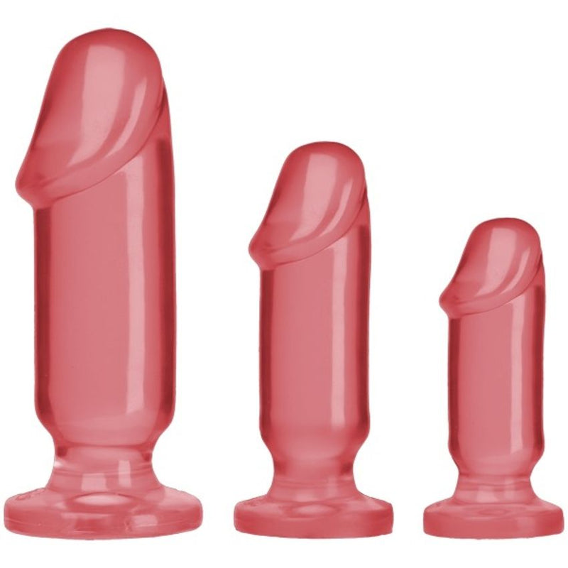 Doc Johnson - Crystal Jellies Anal Starter Kit - Pink