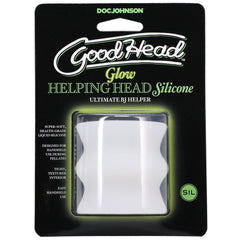 Doc Johnson - GoodHead Glow Helping Head Silicone - White
