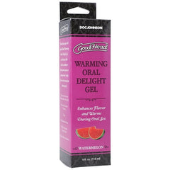 Doc Johnson - GoodHead Warming Oral Delight Gel - Watermelon - 118 ml