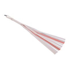 Sportsheets – S&M Peaches ‘n CreaMe Stripe Flogger – Cream & Orange