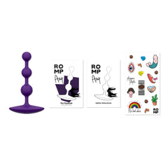 ROMP – Amp Silicone Anal Beads – Purple
