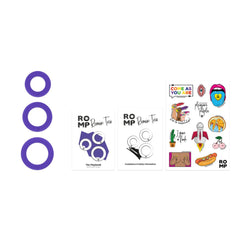 ROMP – Remix Trio Cock Rings – Violet