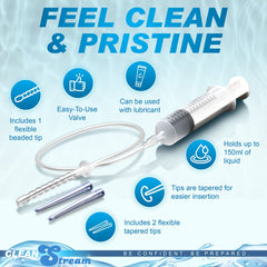 XR Brands - Enema Syringe with Attachments - 150 ml