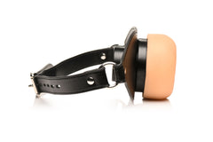 XR Brands - Ass Face Mouth Gag - Beige