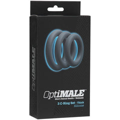Doc Johnson - OptiMALE 3 C-Ring Set Thick - Grey