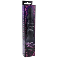 Doc Johnson - Black Magic Ribbed Vibe Vibrator - Black