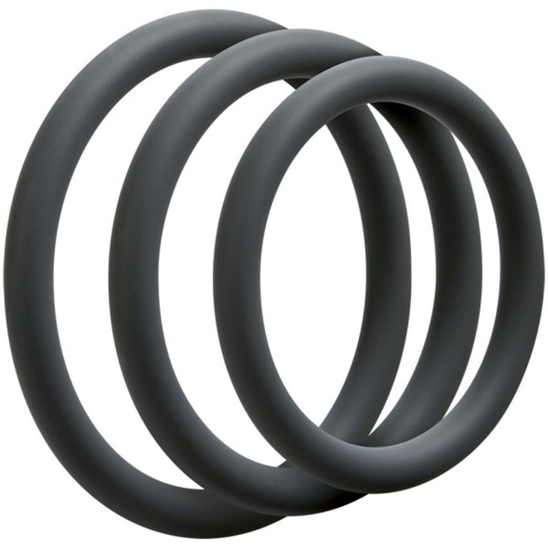 Doc Johnson - OptiMALE 3 C-Ring Set Thin - Grey