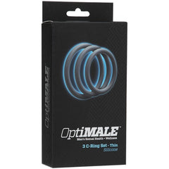 Doc Johnson - OptiMALE 3 C-Ring Set Thin - Grey