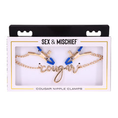 Sportsheets - Cougar Nipple Clamps - Gold