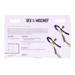 Sportsheets - Cougar Nipple Clamps - Gold