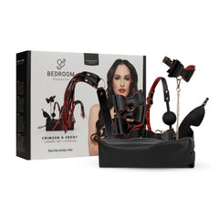 Bedroom Fantasies - Crimson & Ebony - 8 Piece Luxury Set