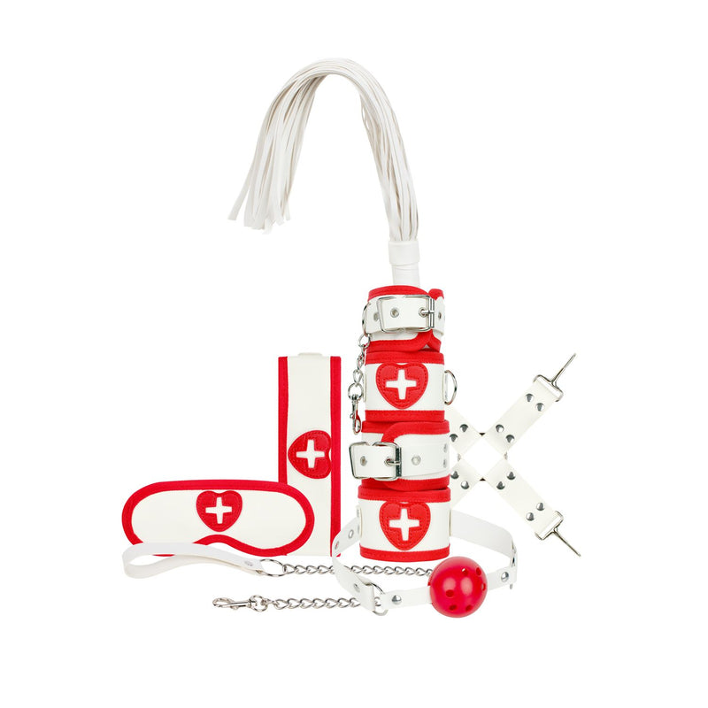 Bedroom Fantasies - Kinky Care Nurse SM Set - 8 Piece