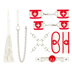 Bedroom Fantasies - Kinky Care Nurse SM Set - 8 Piece