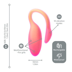 Magic Motion - Flamingo Max Vibrating Egg & Kegel Trainer in One - Orange