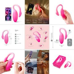 Magic Motion - Flamingo Max Vibrating Egg & Kegel Trainer in One - Pink