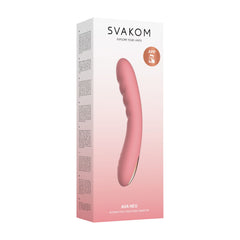 SVAKOM - Ava Neo Interactive Thrusting Vibrator - Peach