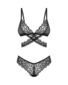 Obsessive - Blomentis Two-Piece Set - Black