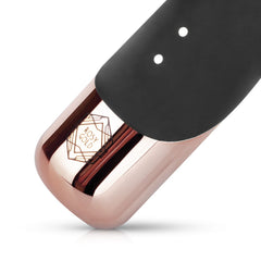 Rosy Gold - Rabbit Vibrator with thrusting function - Black