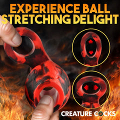 XR Brands - Hell Hound Ballstretcher - Red