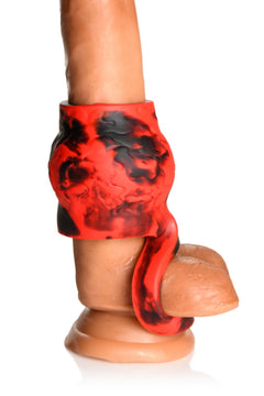 Creature Cocks - Hell Hound Ballstretcher - Red