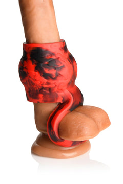 Creature Cocks - Hell Hound Ballstretcher - Red