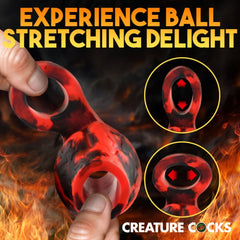 Creature Cocks - Hell Hound Ballstretcher - Red