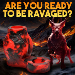 Creature Cocks - Hell Hound Ballstretcher - Red