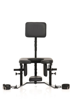 XR Brands - Pleasure Throne Oral Sex Chair - Black