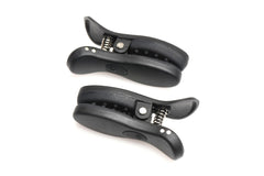 XR Brands - Dark Grip Vibrating Nipple Clamps - Black