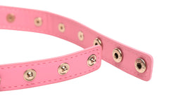 XR Brands - Spiked Heart Choker - Pink