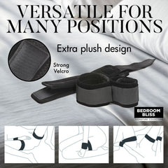 XR Brands - Wrist and Ankle Cuffs - Black