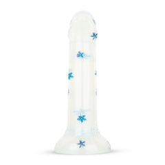 Dildo Collection Blossom Bliss Dildo – Blue Glitter Design 19 cm