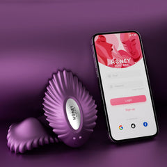 HoneyPlayBox - PEARL App-Controlled Magnetic Panty Vibrator - Purple