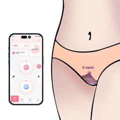 HoneyPlayBox - PEARL App-Controlled Magnetic Panty Vibrator - Purple