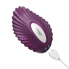HoneyPlayBox - PEARL App-Controlled Magnetic Panty Vibrator - Purple