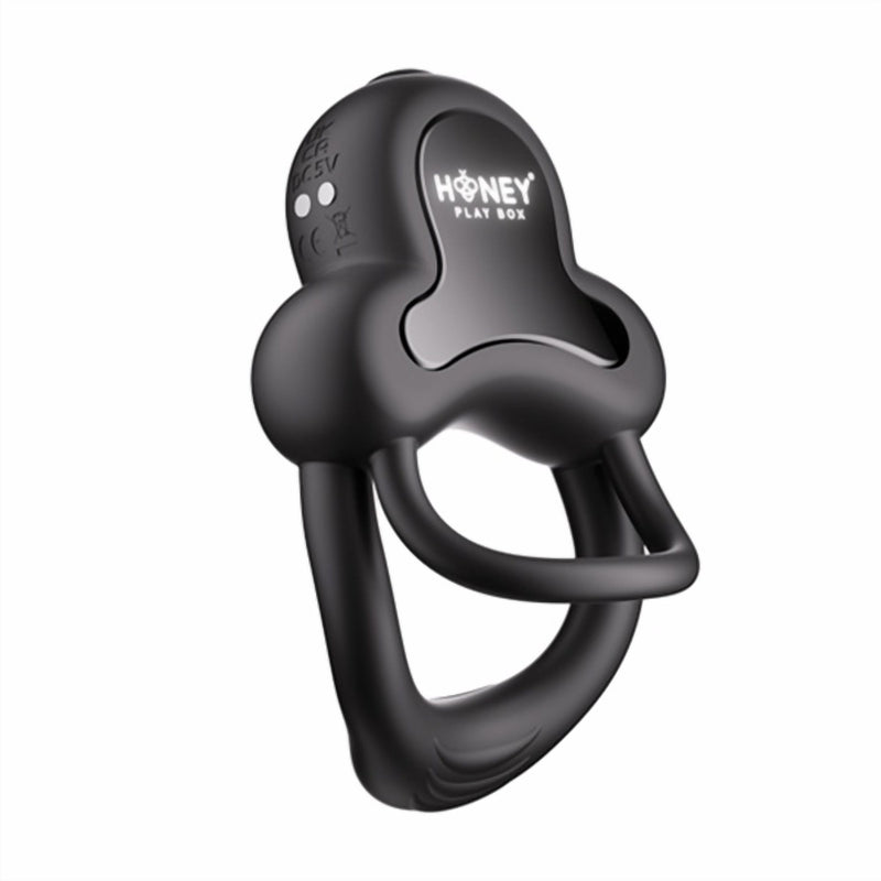 HoneyPlayBox - Anello-App-Controlled Vibrating Double Cock Ring & Clitoris