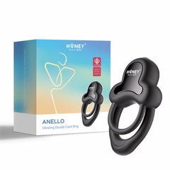 HoneyPlayBox - Anello-App-Controlled Vibrating Double Cock Ring & Clitoris
