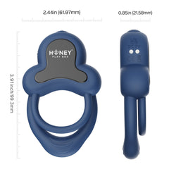 HoneyPlayBox - Anello-App-Controlled Vibrating Double Cock Ring & Clitoris