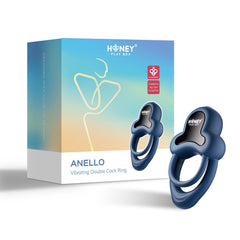 HoneyPlayBox - Anello-App-Controlled Vibrating Double Cock Ring & Clitoris