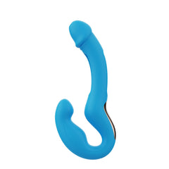 HoneyPlayBox - Harmony Duo App-Controlled Strapless Strap-on Blue