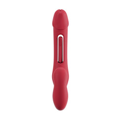 HoneyPlayBox - App-Controlled Strapless Couples Vibrator - Red