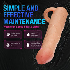 Blush - Performance Plus Silicone Penis Extender - 6.3 cm